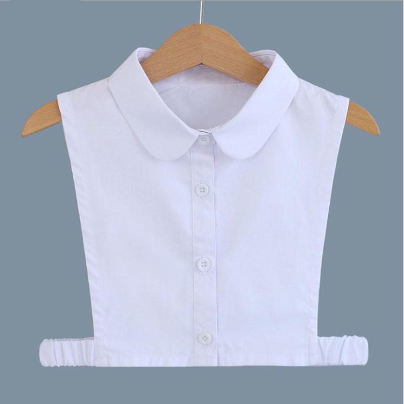 Kids Fake Collar Shirt Cotton Necktie False Collar Children Denim Detachable Shirt Collar Boys Girls Collares Mujer Faux Col
