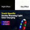 Car Solar Flashing Warning Light LED Warning Safety Flashing Strobe Light Motorcycle Night Warning Lamp Truck Visual Width Lamp