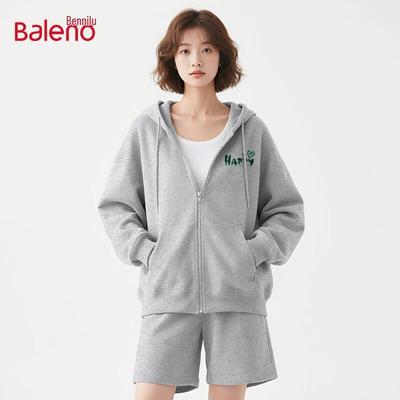 Baleno Women's Casual Hooded Cardigan Jacket