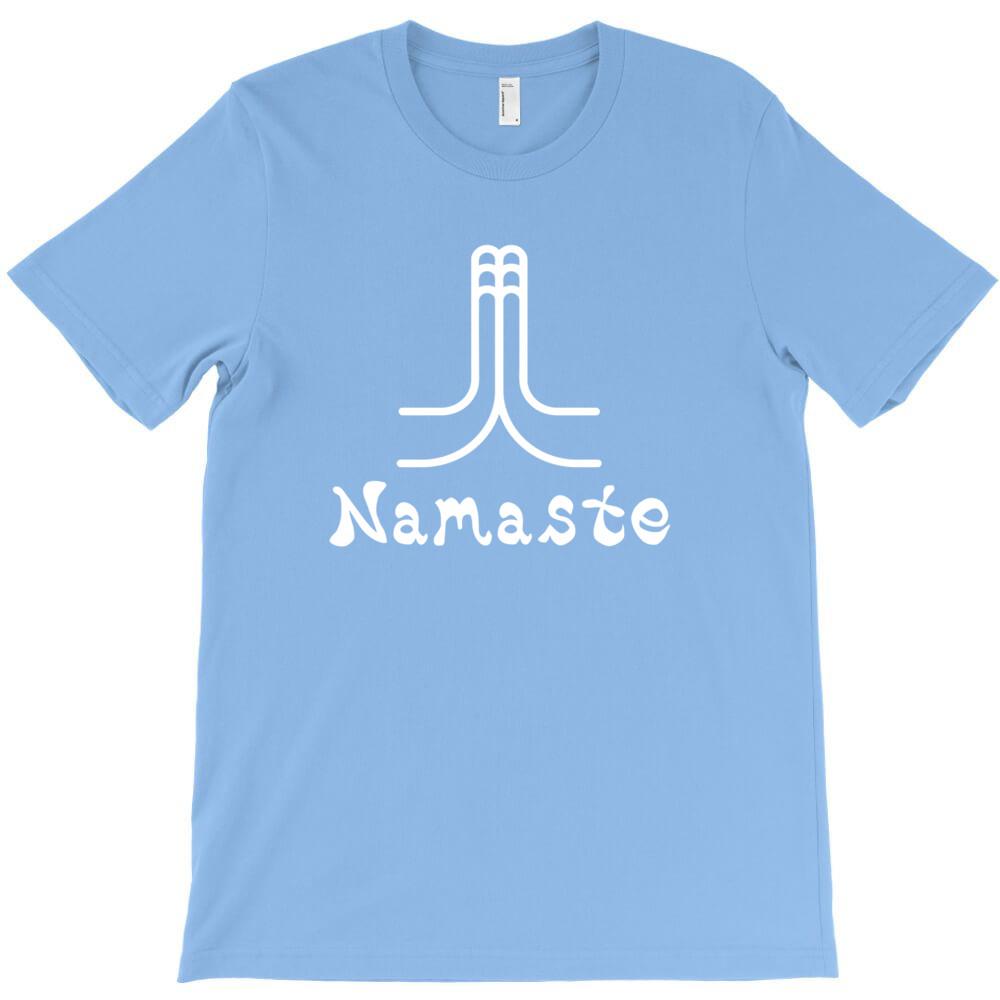 Namaste T-Shirt Druck Für Mann Kurzarm-T-Shirts Vor Baumwoll-Oberteile Kurzarm-T-Shirts Das