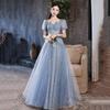 Robe de soirée Bleue Hiver 2026 - Design Élégant pour les Événements Formels des Femmes