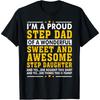 Funny Step Dad Fathers Day Gift Step Daughter Stepdad T Shirt