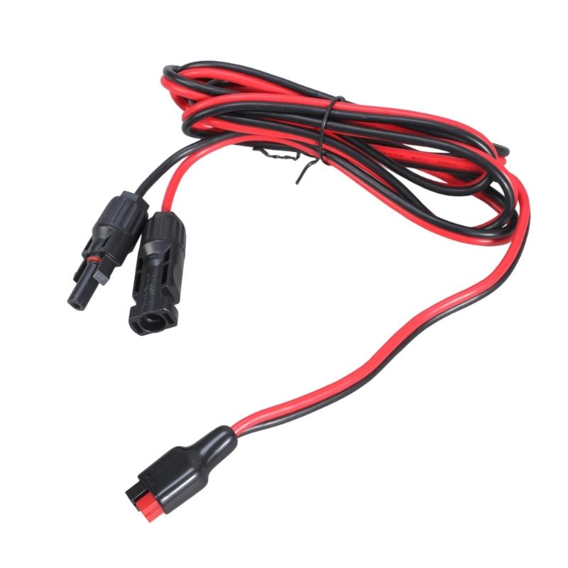 200/300cm 12AWG Solar Charging Cable ADS To Multi-Contact 4 Connectors 30Amp Output For Generators Battery Systems