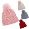 Plush Knitted Hat Warm Mushroom Cap New Warm Cap For Men and Women