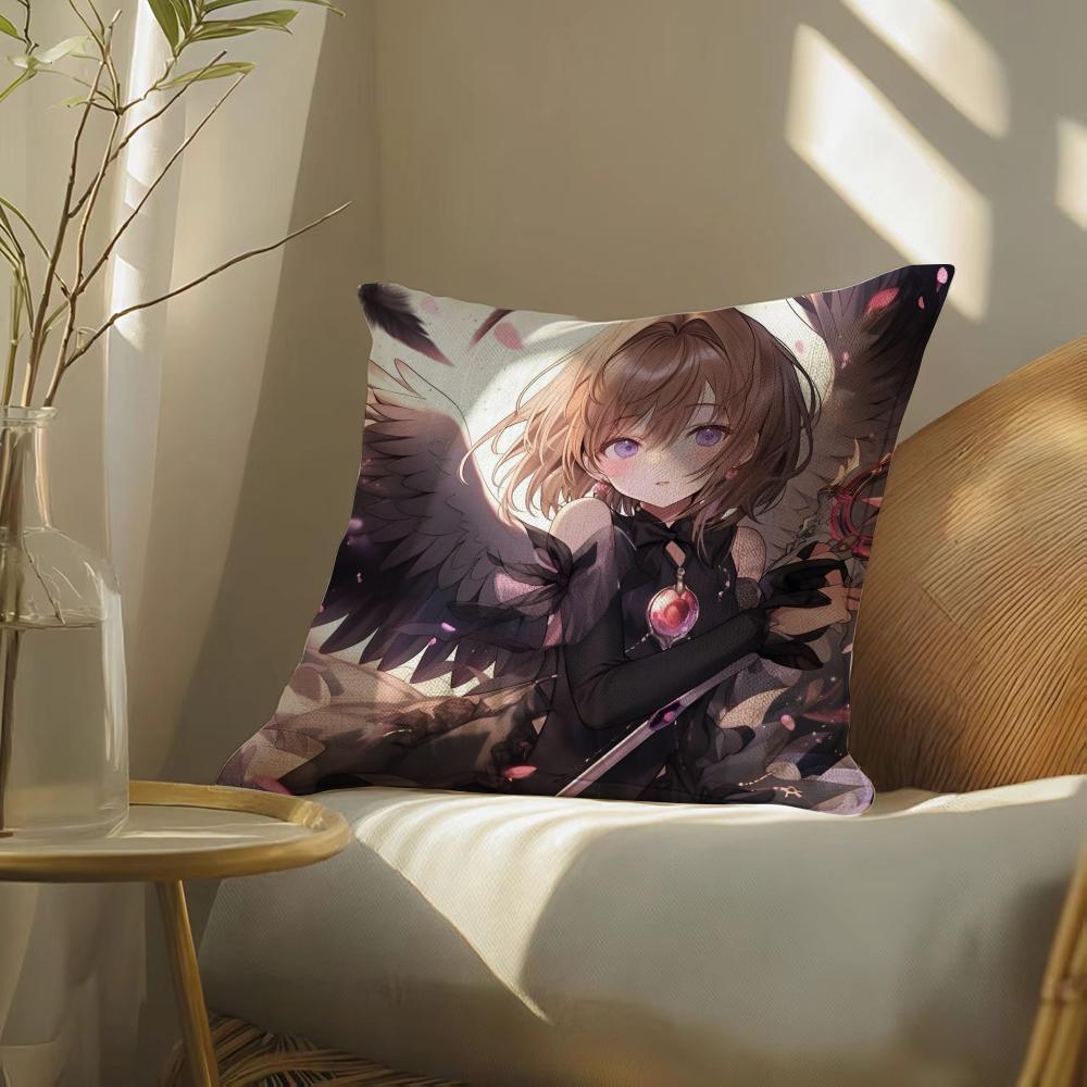 Cardcaptor Pillow Case Pillowcase, Double-Sided Printed, Sofa Cushion, Bedroom Headboard