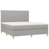 VidaXL Sommier à Lattes de Lit avec Matelas et LED, Lit Rembourré, Lit Double, Lit Adulte de Chambre à Coucher Intérieur, 3135293