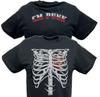 CM Punk Ribs Straight Edge Hard Core Mens Black T-shirt