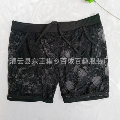 Sexy Women's Lace-up Lace Shorts Hair