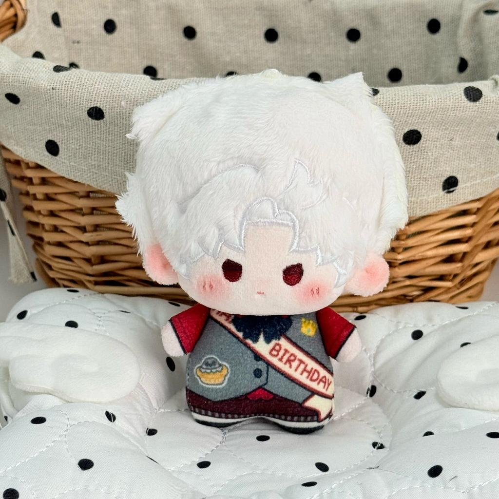 10cm Love And Deepspace Cotton Doll Birthday Blessing Version Fans Plush Toys Backpack Pendant Rafayel Xavier Zayne Sylus Caleb
