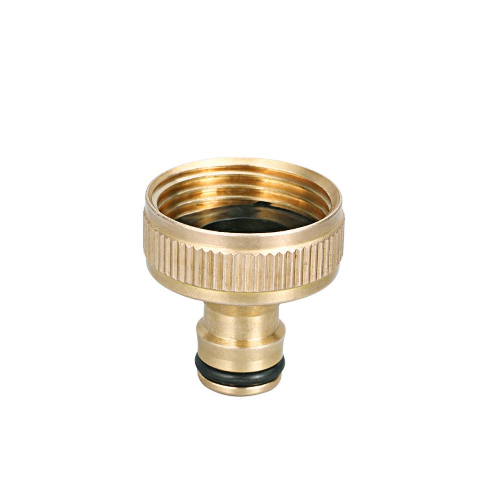 Fitting Hose Tap Connector Garden Adapter Golden Replacement Tap Faucet Water Pipe Connector 36*31mm Accessories