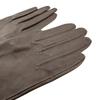 Dior logo leather gloves Brown leather Women Used