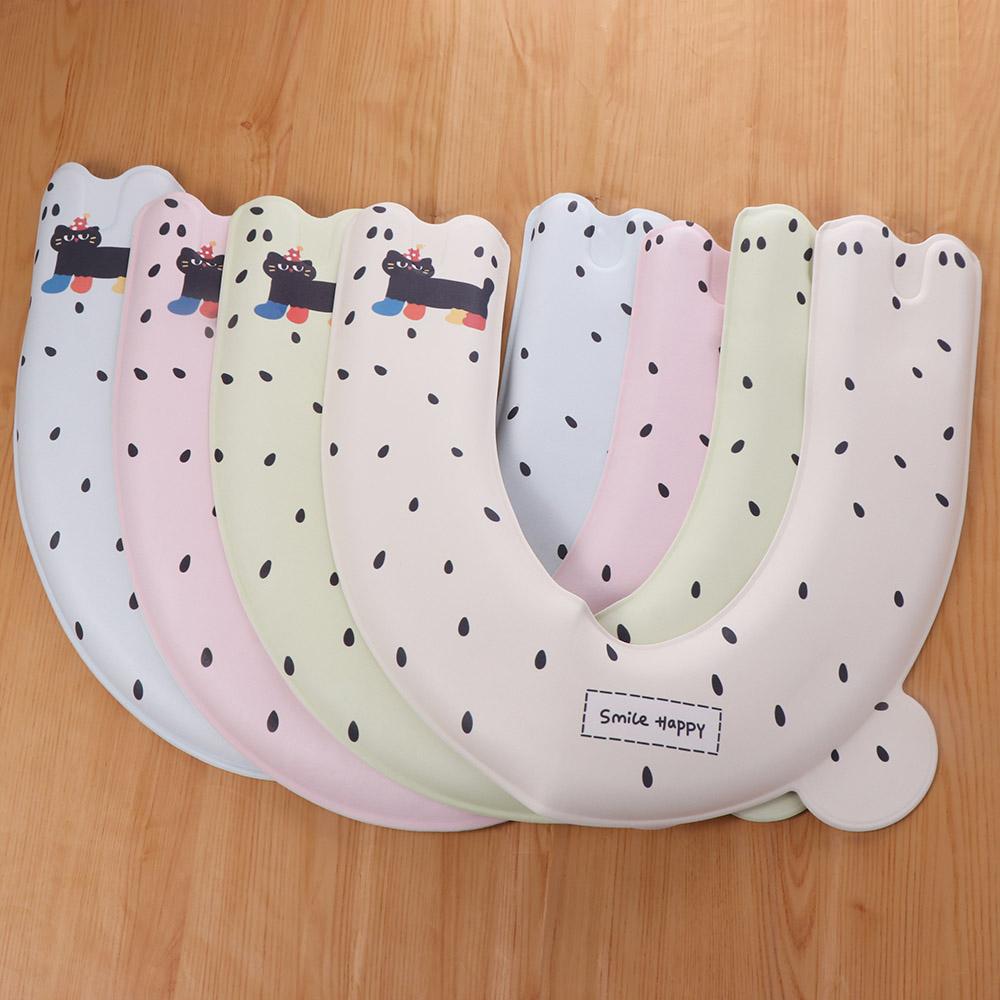 3PCS Handheld Toilet Seat Cover Comfortable Toilet Pad Paste Type Toilet Cushion  Home Use