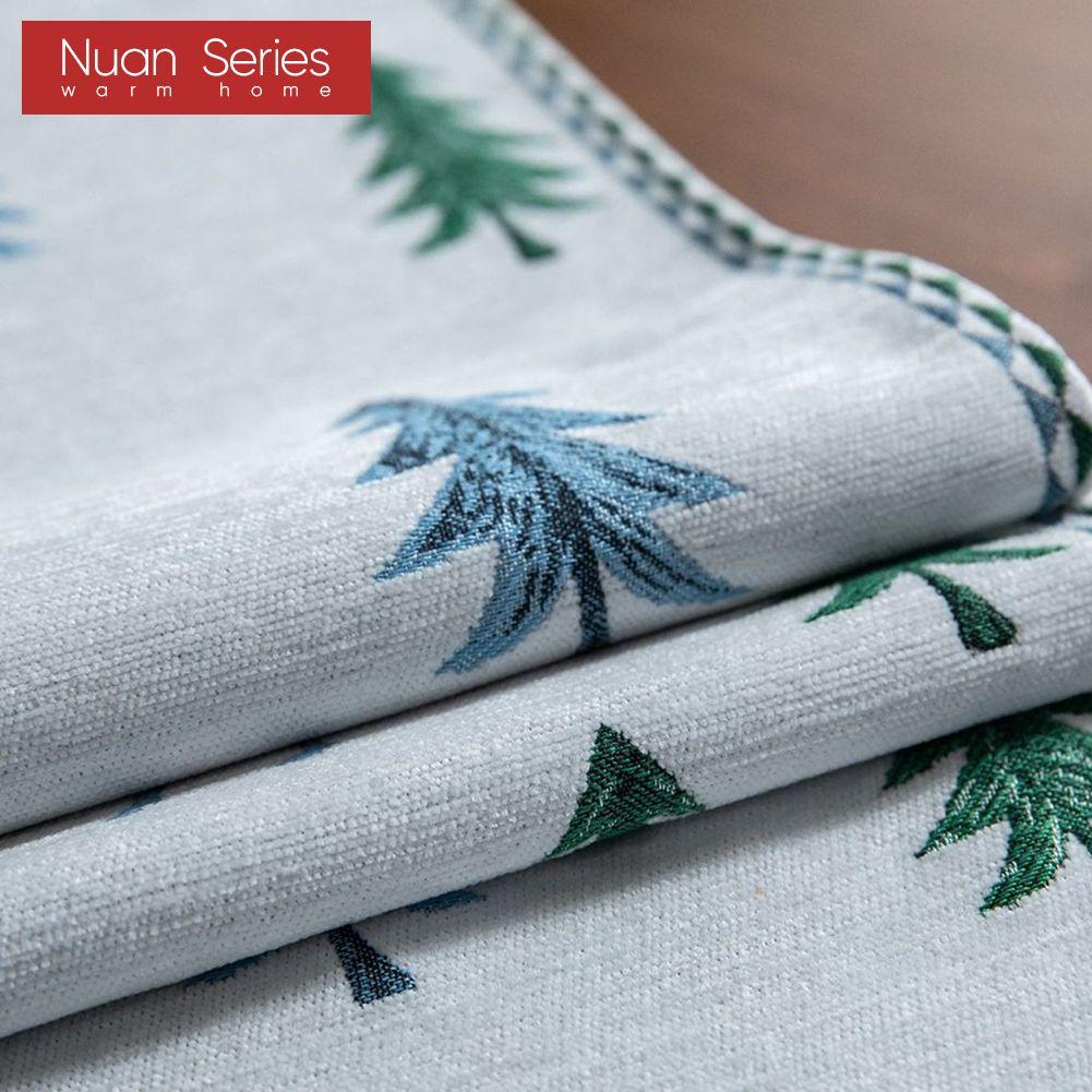 1PC Nuan Series American Rural Square Table Runner, Christmas Elk Pine Tree Pattern Table Flag for Kitchen Dinner Table Home Decor