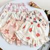 Girls' Summer Shorts Children's Baby's New Loose Outer Pants Lace Thin Design