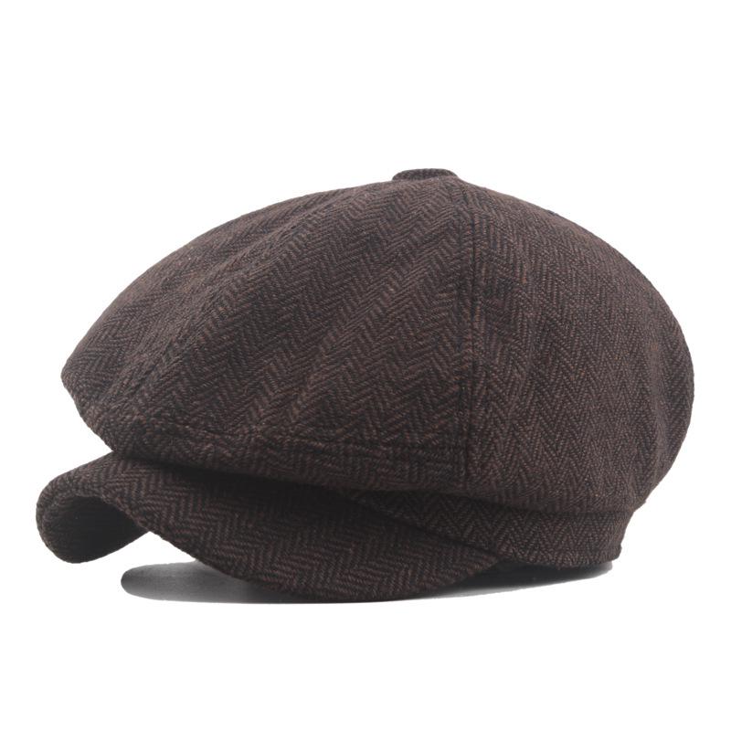 Casquette octogonale de newsboy Gang Sanglant Rasoir: Béret Automne/Hiver pour Jeunes Artistes