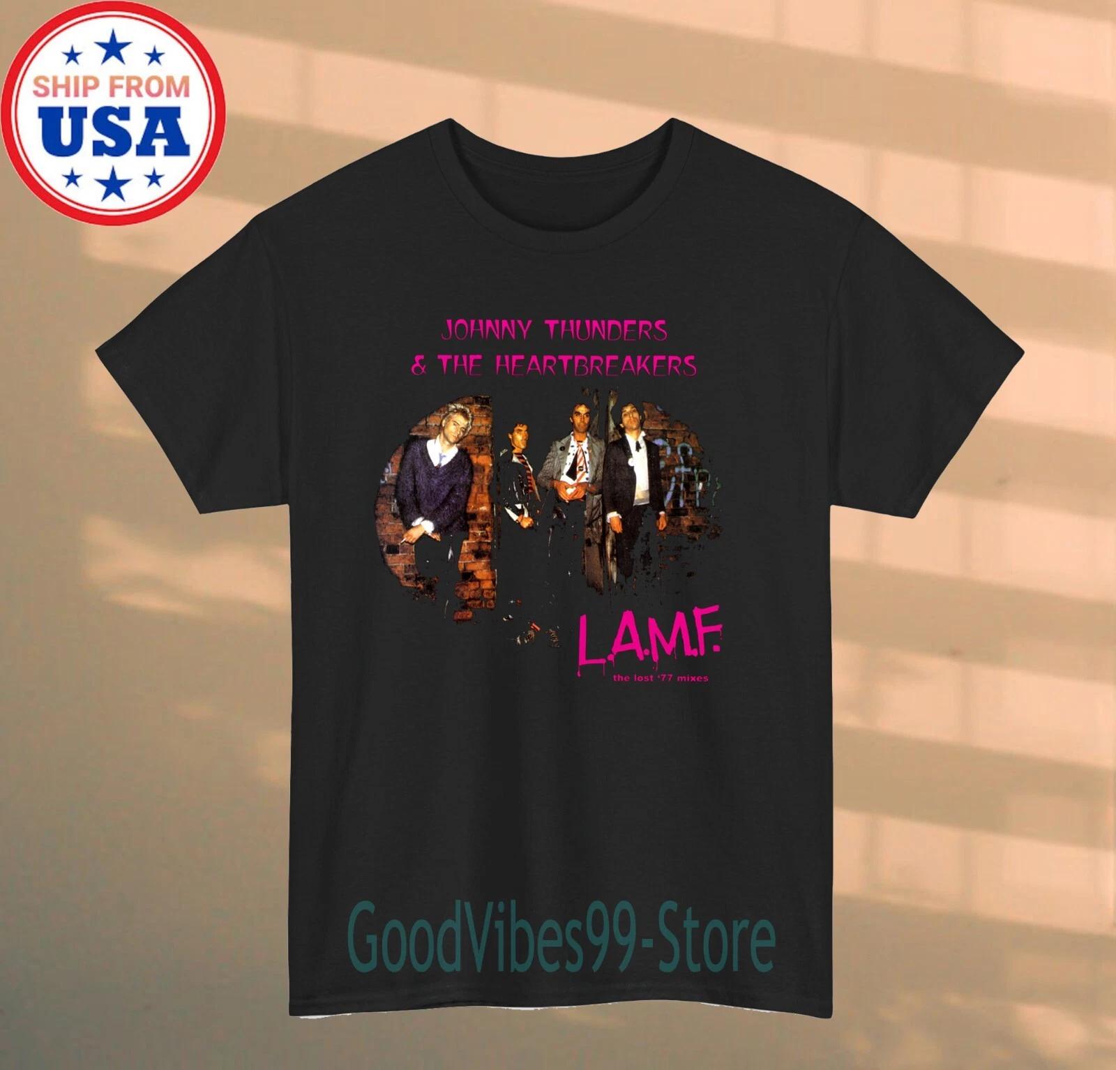 Johnny Thunders & The Heartbreakers Men s Black Size S-5XL S
