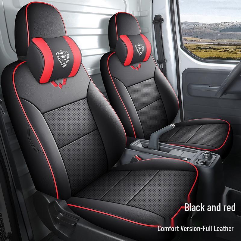 Full Leather Universal Car Seat Cushion for Wuling Yangguang - Four Seasons Model