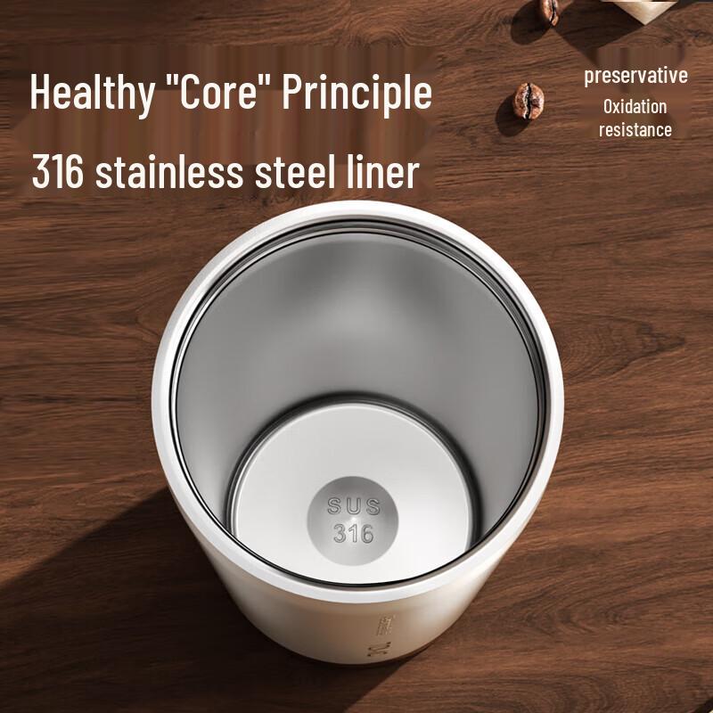 Temeike Double-layer Stainless Steel Insulated Coffee Mug