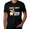 Guess What Corgi Butt TShirt Summer Casual Loose TShirt