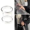 Punk Finger Loop Ring Gothic Double Hinged Joint Rings Bendable Adjustable Ring for Girl Boy Jewelry Cosplay Accessory