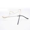 Qi Song Set Retro Glasses Metal Reading Glasses Stylish Reading Glasses Portable Senior Glasses with Case Cloth Prescription To Gold [Qi Song]