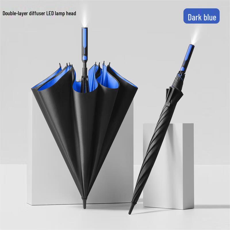 XuQing Automatic LED Double-Layer Straight Umbrella