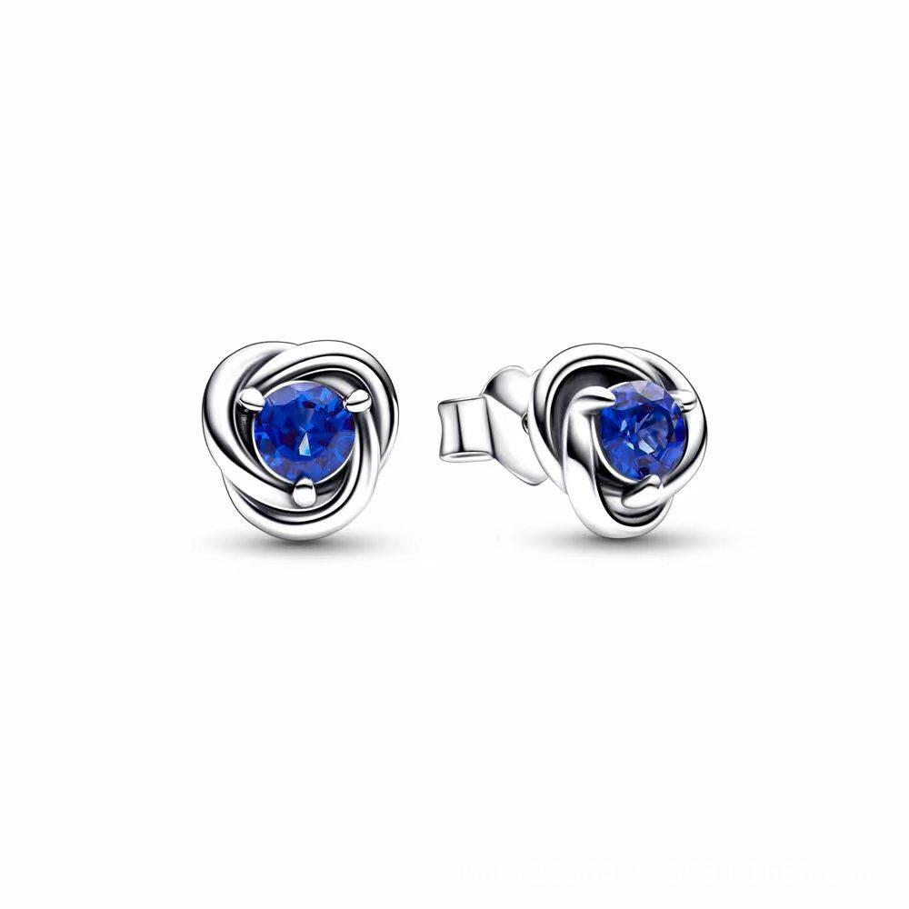 New Twelve Birthday Stone Rose Shaped Earrings Women'S Jewelry Birthday Gift Olive-Green Garnet Color