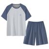New 2026 Men's Modal Short Sleeve Pajama Set – Cool, Lightweight Summer Wear for Home or Outdoors