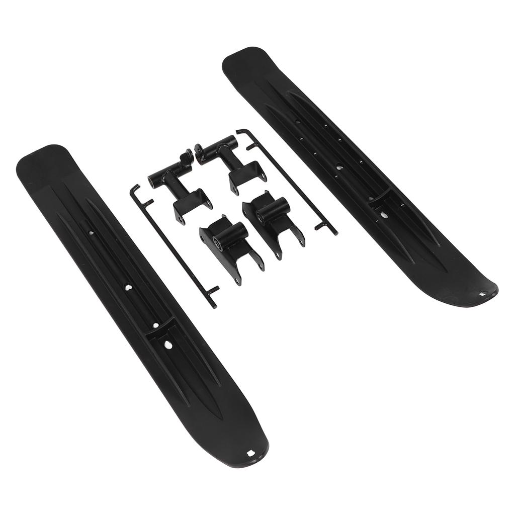 1 Pair Snow Bike Sledge Sled Anti Slip Enhanced Grip Snow Racer Skid for Quad Bike ATV Go Kart UTV Four Wheel