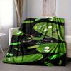 1Pc Space Pickle Adventure Flannel Blanket, Soft And Comfortable, Casual Warm, Camping Travel, Christmas, Halloween Xmas Gift Y145