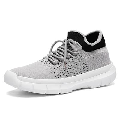 Mode 2024 nouvelles chaussures de sport décontractées respirantes pour hommes plates confortables antidérapantes surface en maille marche chaussures vulcanisées pour hommes