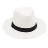 Wish Straw Hat Nostalgic Visor Breathable Cool Hat Model Jazz Hat Men'S And Women'S Beach Hat Mike