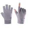 Ice Silk Fingerless Sun Protection Gloves for Men & Women: Ideal for Summer Cycling, Fishing, and Driving