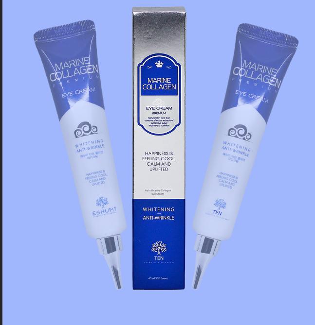 1+1+1 Eshumi Eye Cream Set (Black Snail, Snail Gold 24K, Marine Collagen) - Anti-Wrinkle & Whitening Care