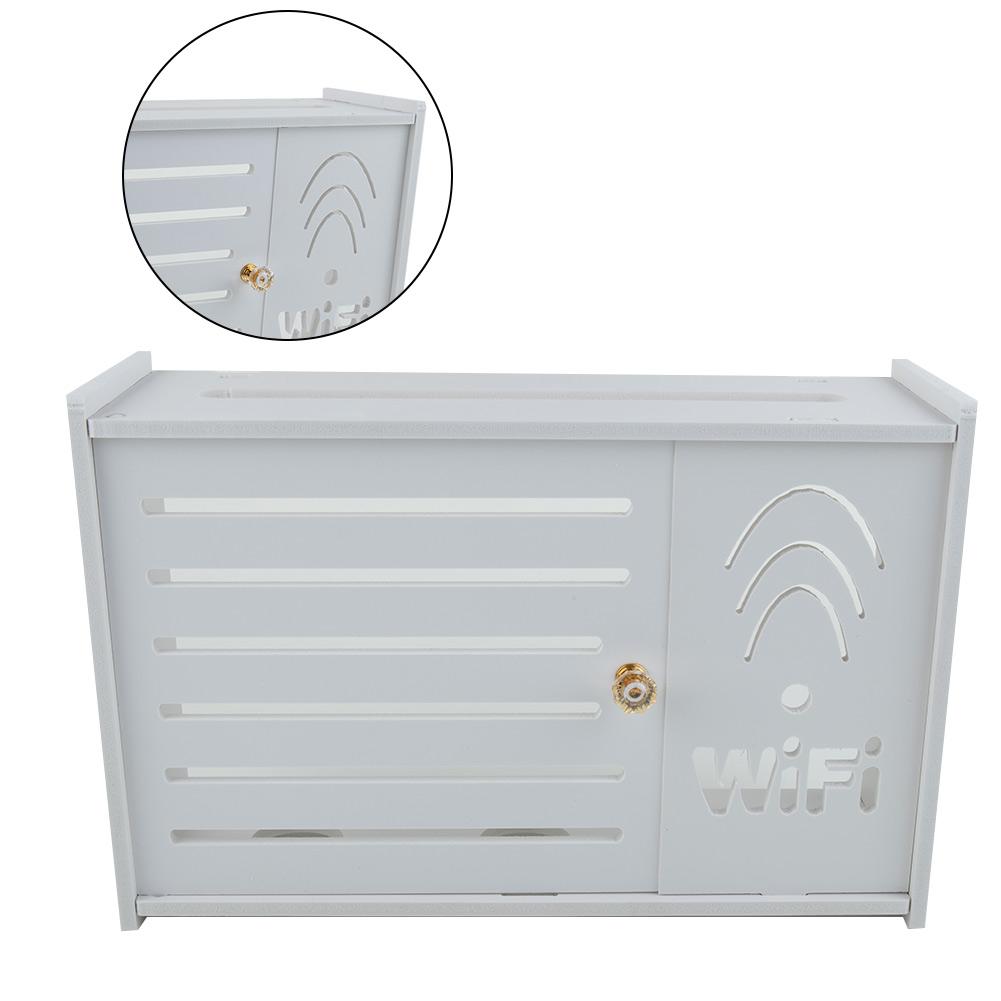 Box Wifi Router Rack Wireless Bracket Cable Hanging Holder Living Room Organizer Plastic Storage Multi-purpose