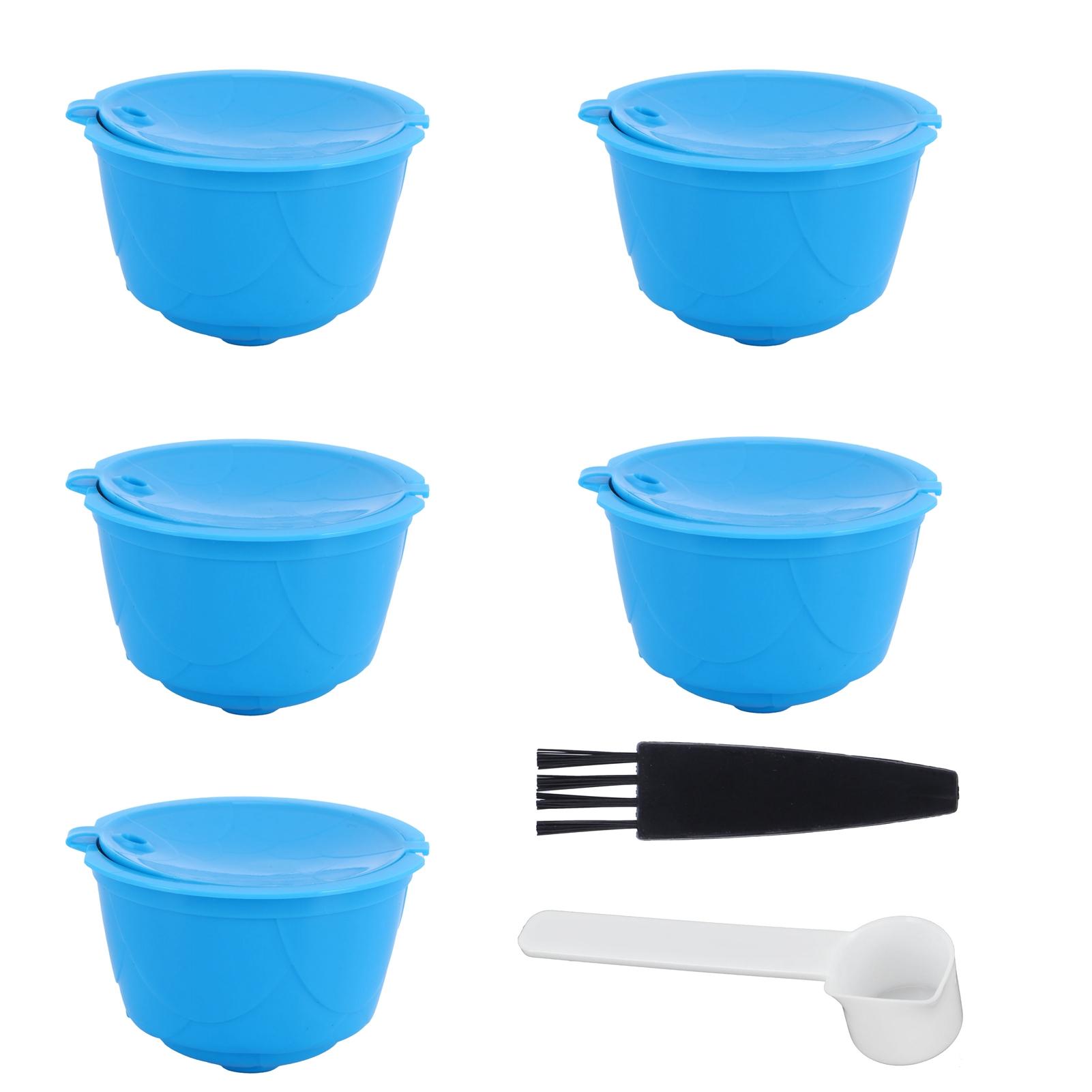 

Многоразовый фильтр-капсула для кофе, набор аксессуаров для кофемашины DOLCE GUSTO(Синий 10 синий