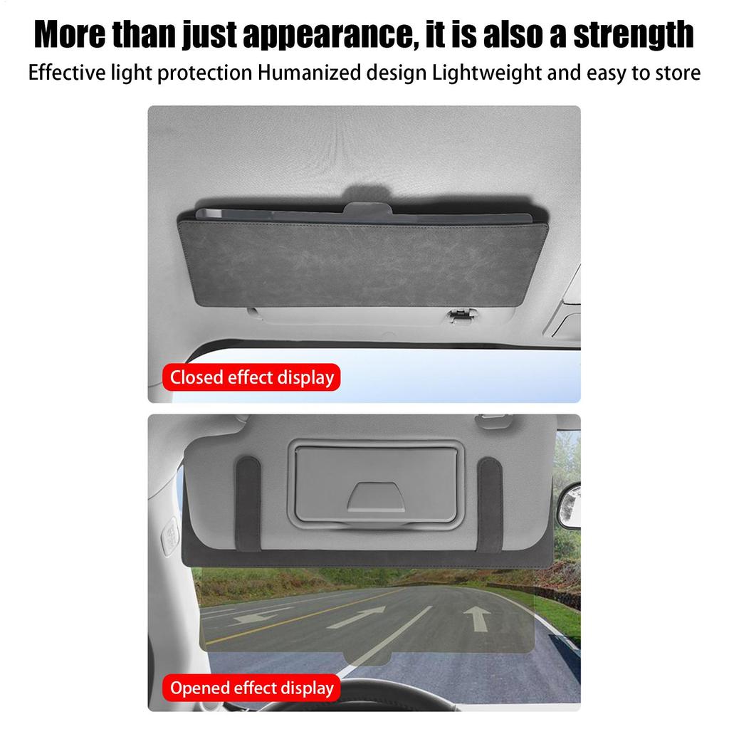 Sun Visor Extender Sunshade Extension Attachment High Temperature Resistant Anti-Glare Sun Visor for Car SUV Truck Driving Night