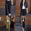 Urban Style Womens Summer Suit Set With Long Sleeves For Office Casual Wear