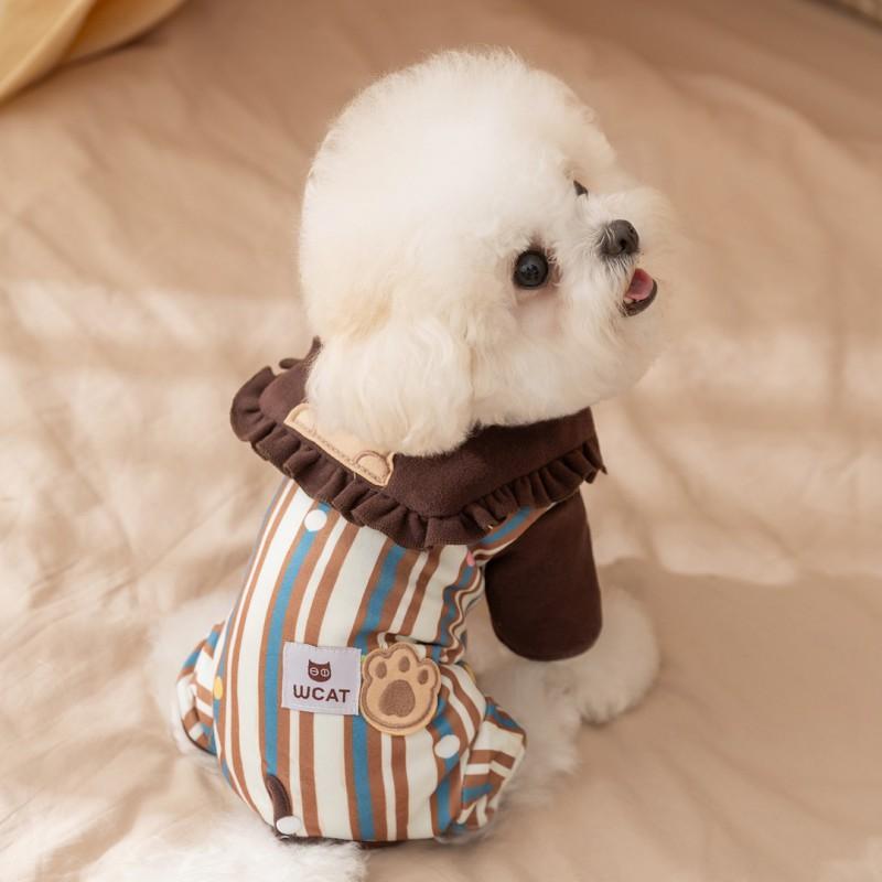 Pet Dog Winter Warm Four-Legged Bodysuit Small Breeds Like Bichon Frise West Highland Terrier