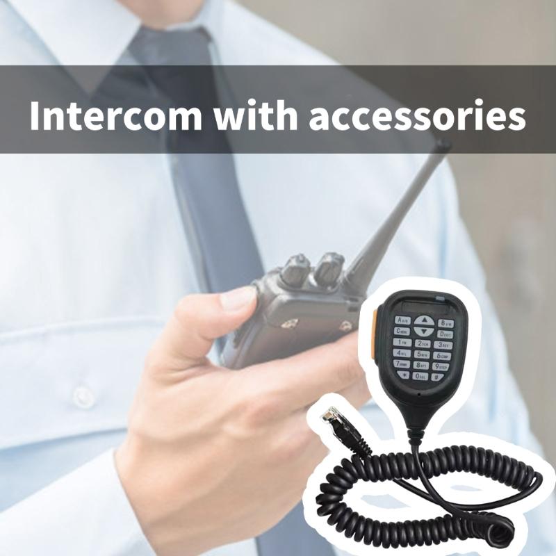 Handheld Microphone for Mobile Radios Easy To Operate Speaker Convenient Speaker Microphone Suitable for BJ218 BJ318