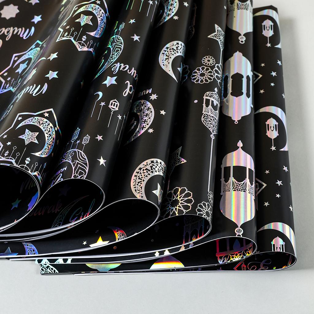 Eid Mubarak Kraft Wrapping Paper Ramadan Kareem Decoration For Home 2025 Ramadan Kareem Islam Muslim Party Eid Al Adha Gifts