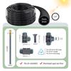 Gardening Intelligent LCD Dual Zone Independent Water Timer Atomization Cooling System Kit Courtyard Automatic Watering Program