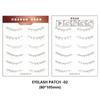 Water Transfer Printing Lower Eyelash Tattoo Sticker Lower Eyelash Temporary Tattoos  Outdoor