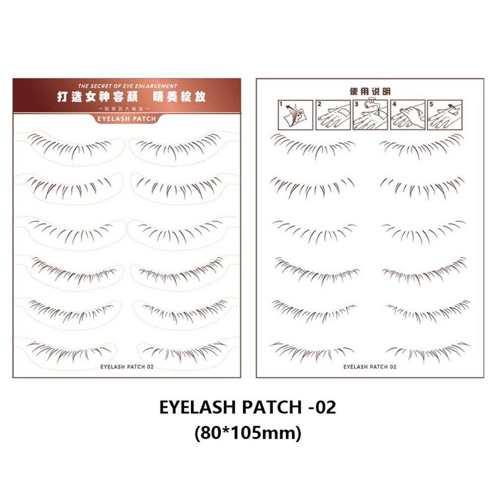 Water Transfer Printing Lower Eyelash Tattoo Sticker Lower Eyelash Temporary Tattoos  Outdoor