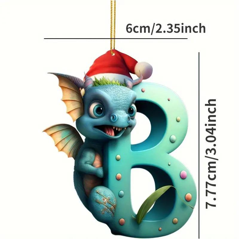 

Acrylic Letter Pendant for Mirror or Backpack Decoration Standard