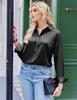 Women's Satin Long-sleeve Business Casual Shirt - Spring/Autumn 2026