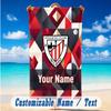 Beach Towel Custom Name Text, Quick Dry Large Towel For Beach HomeAthletic Bilbao FC