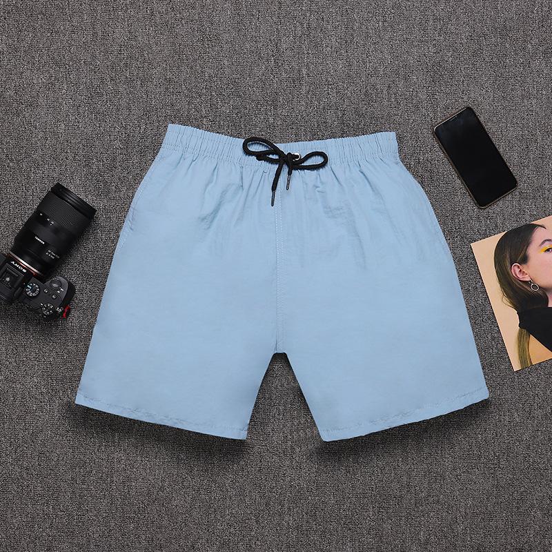 

Однотонные молодежные повседневные шорты пляжные прямые шорты до колена мужские шорты 4XL