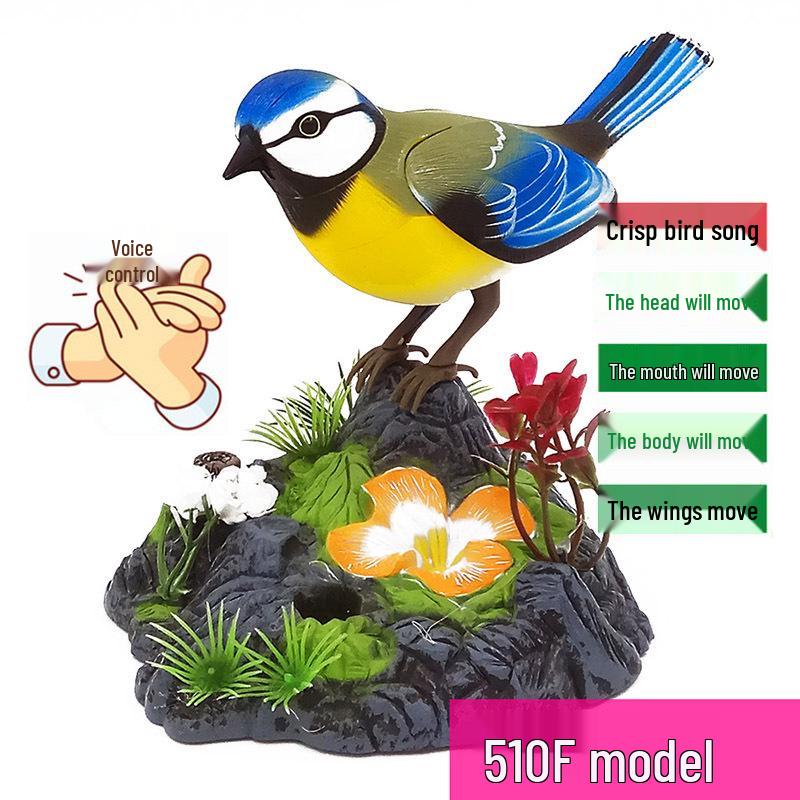 Voice-Activated Simulated Birdcage Toy for Kids: Fun and Creative Electric Bird Collection