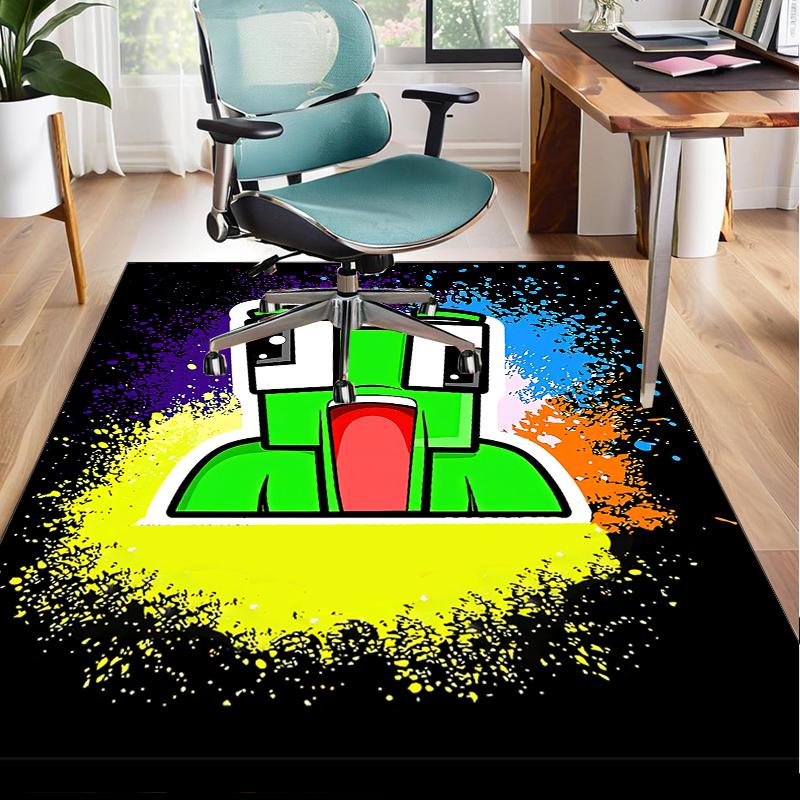 Colorful game Friends Office Rug Chair Mat, Game Carpet, Suitable for Front Door, Bedroom, Living Room, Desk, Holiday Gift